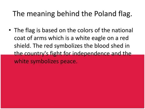 poland flag and meaning